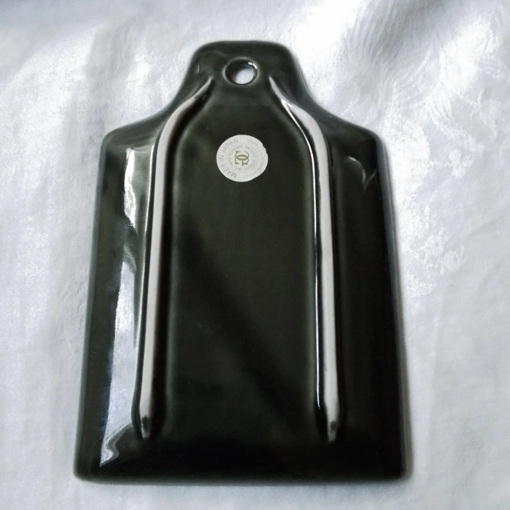 Williams Sonoma Green Ceramic Grater Dish